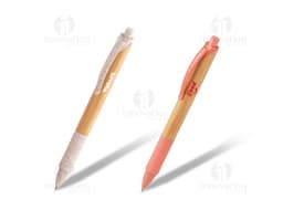 Caneta de bambu esferográfica - Material escolar sustentável para escrita suave e precisa. Ideal para estudantes e