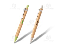 Bolígrafo de bambú esferográfico - Ideal para escribir y dibujar, este bolígrafo de bambú ofrece comodidad y precisión.