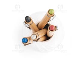 Bolígrafo de bambú esferográfico - Ideal para escribir y dibujar, este bolígrafo de bambú ofrece comodidad y precisión.