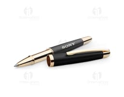 Caneta roller de metal premium com estojo - ideal para escrita suave e elegante. Perfeita para uso no escritório, negócios e