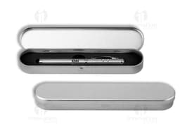 Caneta esferográfica de metal com lanterna: a ferramenta perfeita para iluminar e escrever com precisão. Ideal para uso no