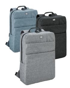 Mochila para notebook de couro preta, perfeita para viagens de negócios. Design elegante e moderno, com compartimento seguro para seu laptop. Sucesso garantido! Adquira já.