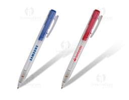 Caneta plástica transparente ideal para escrita em papel, escola, escritório ou negócios. Perfeita para desenhar, assinar