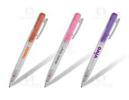 Caneta Plástica Transparente: a solução perfeita para suas necessidades de escrita! Ideal para uso no escritório, na escola