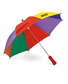 Guarda-chuva infantil colorido para proteção em dias chuvosos. Acessório divertido e seguro, ideal para crianças. Design alegre e resistente. Perfeito para dias de chuva na primavera e no outono. Adquira já o seu!