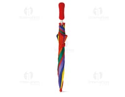 Paraguas infantil colorido para protección en días lluviosos. Accesorio divertido y seguro, ideal para niños. Diseño alegre y