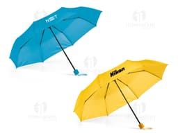 Guarda chuva dobrável em preto, ideal para dias chuvosos e proteção contra o sol. Design moderno e compacto, perfeito para te