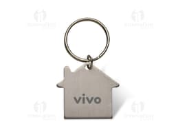 Llavero de metal para casa: símbolo de seguridad y protección. Hecho de acero resistente, combinación de cerradura mecánica