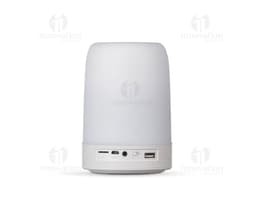 Caixa de Som com Luminária - Equipamento eletrônico moderno para música e iluminação. Conecte-se ao som cristalino e à luz