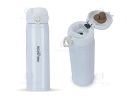 Garrafa térmica de metal 400ml - Mantenha sua bebida quente ou fria por mais tempo com nossa garrafa térmica de metal de alta