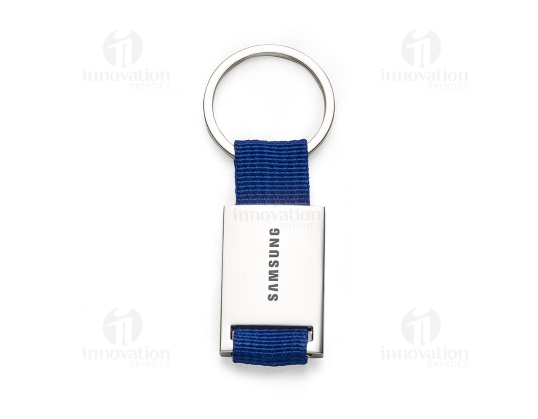 Llavero metálico con nylon para garantizar la seguridad de su negocio. Ideal para mantener sus llaves siempre accesibles y