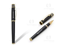 Caneta roller em metal de alta qualidade para escrita suave e precisa. Perfeita para uso no escritório, assinatura de