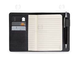 Bloco de anotações de couro de luxo. Perfeito para usar no escritório ou em reuniões de negócios. Ideal para organizar suas