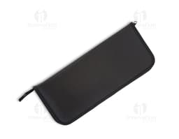 Kit Churrasco 7 Peças - Acessório moderno e prático para seu churrasco. Feito em couro sintético, portátil e com alça para