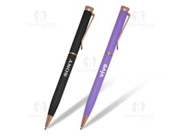 Caneta semimetal: a escolha perfeita para a sua rotina de escrita no escritório, na escola ou em casa. Com design elegante e