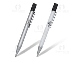 Caneta de metal marca texto - Ideal para destacar informações importantes de forma prática e eficiente. Perfeita para uso
