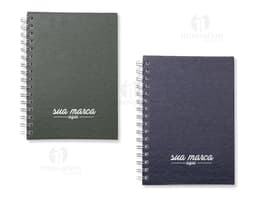 Caderno pequeno de couro sintético - ideal para anotações e organização do dia a dia. Fabricado com material de alta