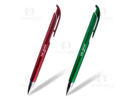 Caneta plástica: ideal para o seu escritório ou para a escola. Com design moderno, ponta afiada e tinta de alta qualidade