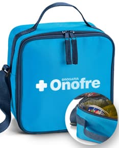 Bolsa térmica preta de luxo para viagens e passeios. Com alça de couro e zíper moderno, é perfeita para transportar alimentos e bebidas com segurança. Ideal para manter seus itens frescos durante o dia. Adquira já a sua!