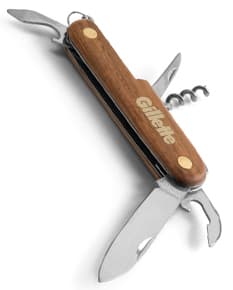 Canivete Multifunções em Aço Inoxidável - Utensílio versátil e resistente, perfeito para cortar, serrar e abrir garrafas. Com lâmina afiada e design cromado, é o companheiro ideal para atividades ao ar livre. Leve e compacto, cabe facilmente na mochila. Aproveite essa ferramenta prática e confiável para suas aventuras!