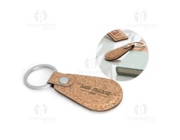 Chaveiro de cortiça - Ideal para quem busca praticidade e estilo! Com design elegante e feito com material de alta qualidade