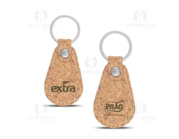 Chaveiro de Cortiça - Ideal para brindes corporativos e presentes personalizados. Produzido em cortiça de alta qualidade