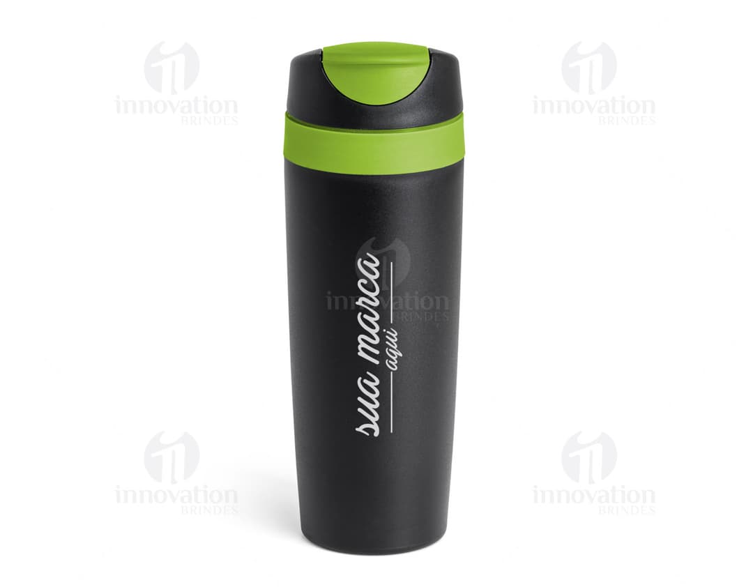 Copo para viagem - 12: Garanta praticidade e estilo com este copo de plástico resistente e isolado. Ideal para armazenar