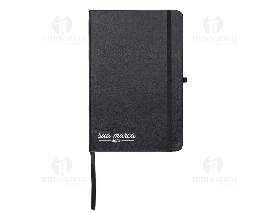 Bloco de anotações de couro em branco para negócios. Perfeito para manter suas ideias organizadas. Ideal para reuniões e