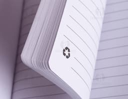 Bloco de anotações de couro para negócios e escritório. Perfeito para organizar suas ideias, documentos e informações