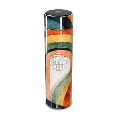 Garrafa Térmica Touch Colorida Com Tela Led personalizado