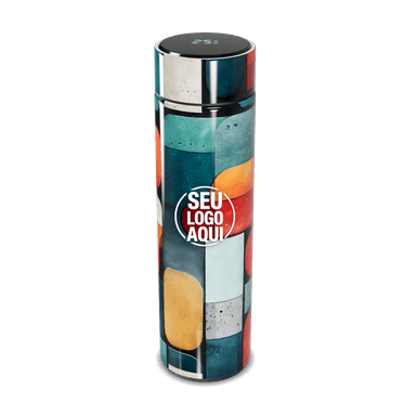 Garrafa Térmica Touch Estampada Colorida Inox personalizado