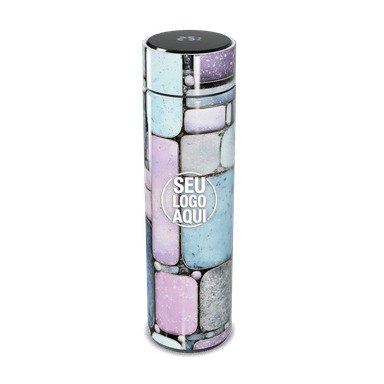 Garrafa Térmica Touch Estampada Pastel personalizado