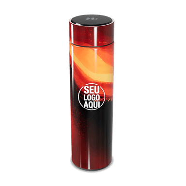 Garrafa Térmica Touch Design Colorido Led personalizado