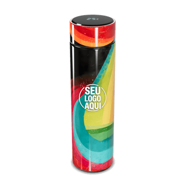 Garrafa Térmica Touch Colorida Aço Inox personalizado