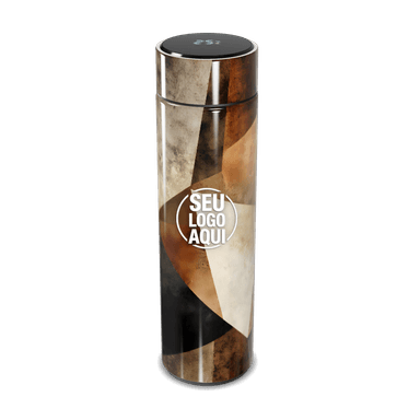 Garrafa Térmica Touch Estampa Geométrica personalizado