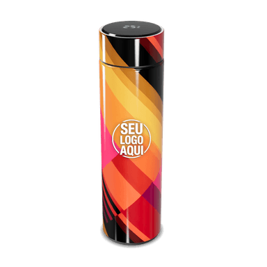 Garrafa Térmica Touch Estampa Colorida Aço Inox personalizado