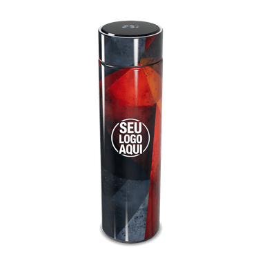 Garrafa Térmica Touch Estampa Colorida Inox personalizado