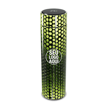Garrafa Térmica Touch Verde Tela Led personalizado
