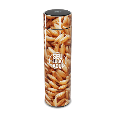 Garrafa Térmica Touch Estampa Grãos 500ml personalizado