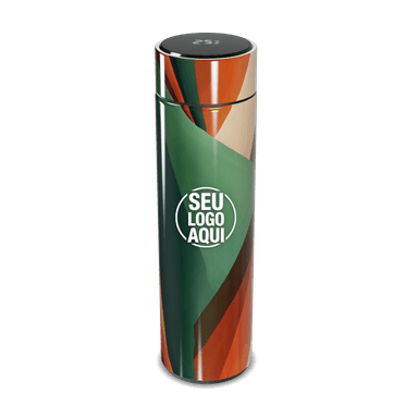 Garrafa Térmica Touch Estampa Geométrica Colorida personalizado
