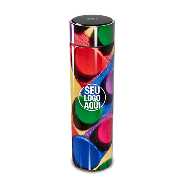 Garrafa Térmica Touch Colorida Com Display Digital personalizado