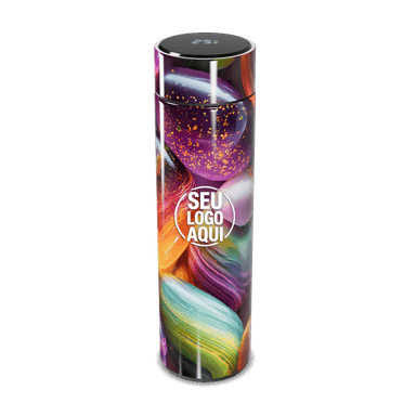Garrafa Térmica Touch Estampa Colorida personalizado