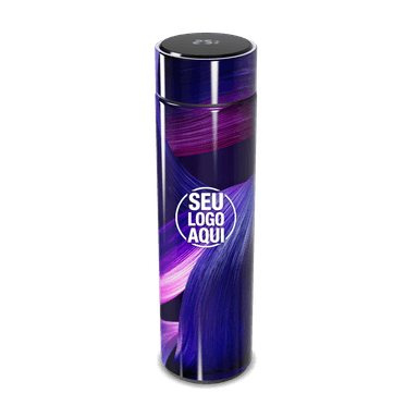 Garrafa Térmica Touch Estampa Roxa Digital personalizado