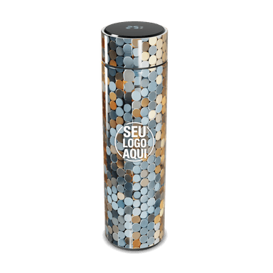 Garrafa Térmica Touch Estampa Metalizada personalizado