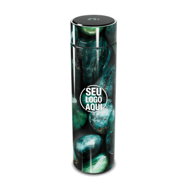 Garrafa Térmica Touch Verde Pedra personalizado
