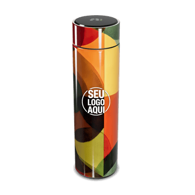 Garrafa Térmica Touch Estampa Colorida personalizado