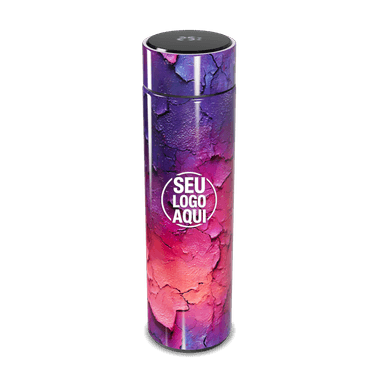 Garrafa Térmica Touch Colorida Com Display Led personalizado