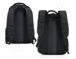 Modern and stylish leather laptop backpack. Ideal for keeping your equipment safe and organized. Contemporary design with