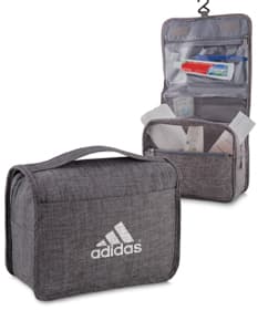 Necessaire preta de poliéster com espaço interno, ideal para armazenar objetos, equipamentos e dinheiro com segurança. Perfeita para viagens, escritório e celebrações.