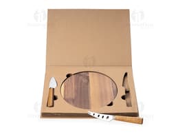 Kit queijo 3 peças - Acompanhe seus momentos especiais com este kit de alta qualidade! Perfeito para amantes de queijo, este